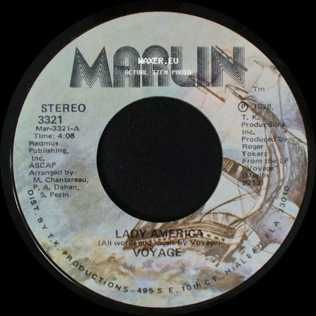 Voyager - Lady America / Scotch Machine side A