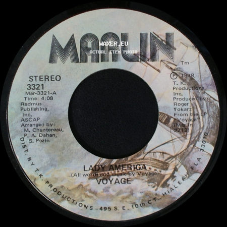 Voyage - Lady America / Scotch Machine side A