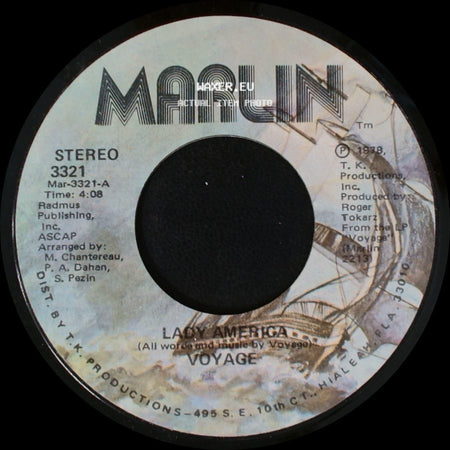 Voyage - Scotch Machine / Lady America side B