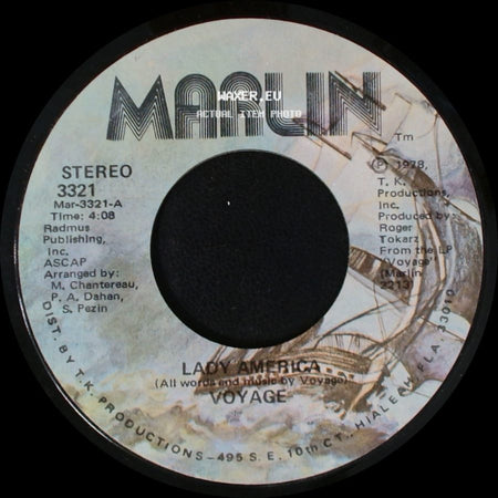 Voyage - Scotch Machine / Lady America side B