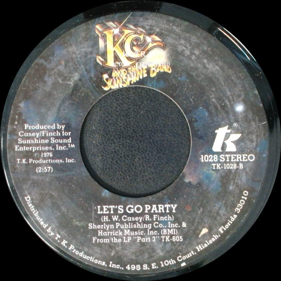 Kc And The Sunshine Band - Let's Go Party / It's The Same Old Song side A