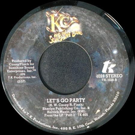 Kc And The Sunshine Band - Let's Go Party / It's The Same Old Song side A