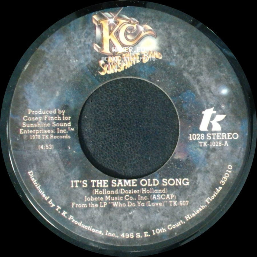 Kc And The Sunshine Band - Let's Go Party / It's The Same Old Song side B