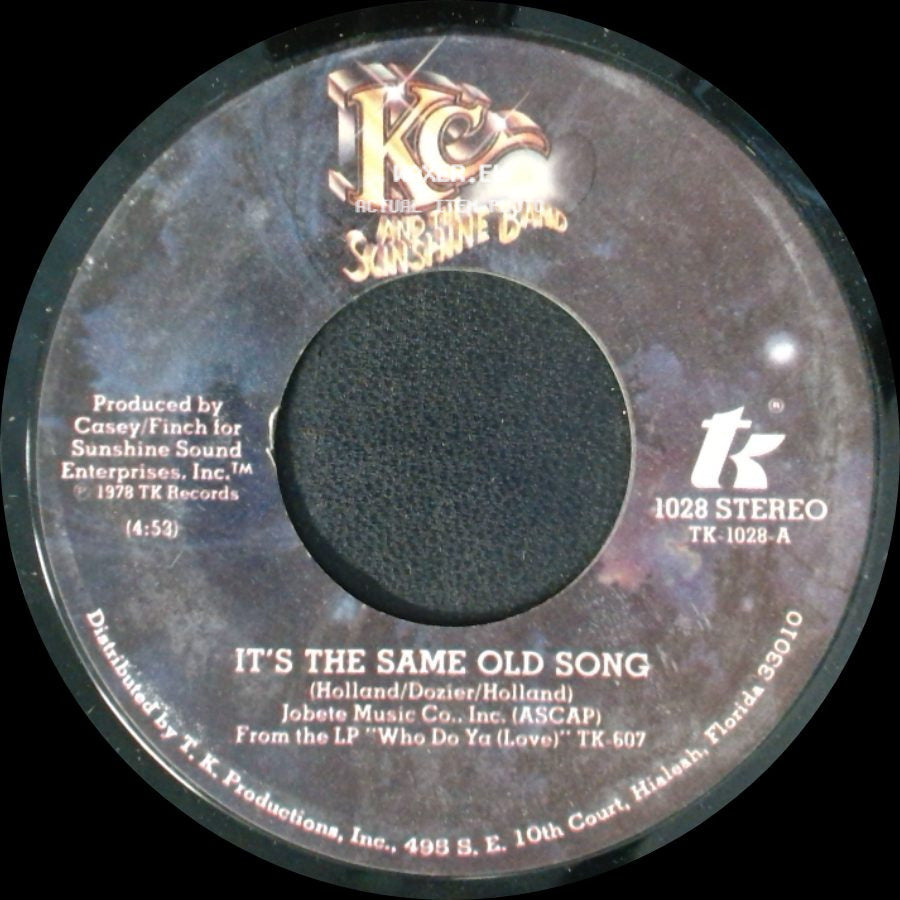 Kc And The Sunshine Band - It's The Same Old Song / Let's Go Party side A