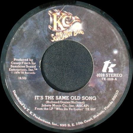 Kc And The Sunshine Band - It's The Same Old Song / Let's Go Party side A