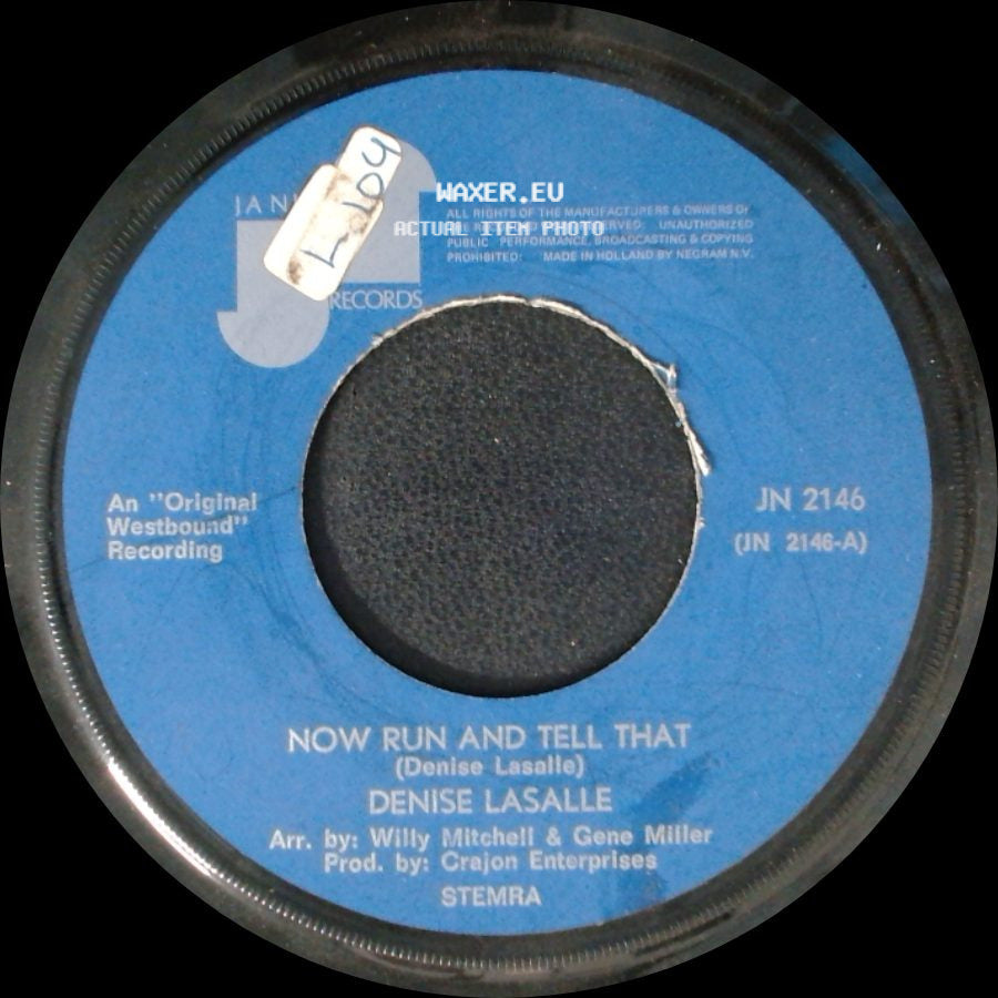 Denise Lasalle - Now Run And Tell That / The Deeper I Go (The Better It Gets) side A