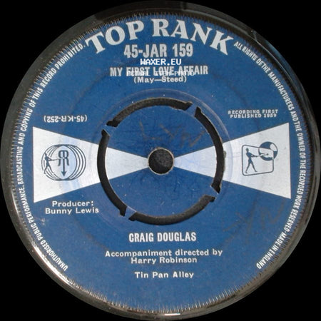 Craig Douglas - Unknown Title A / My First Love Affair side B