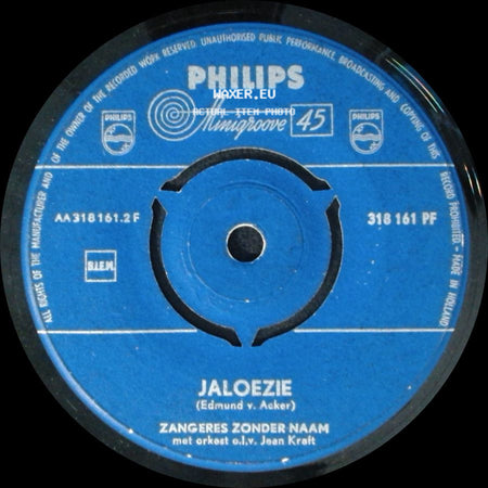 Zangeres Zonder Naam - Ach Vaderlief... / Jaloezie side B