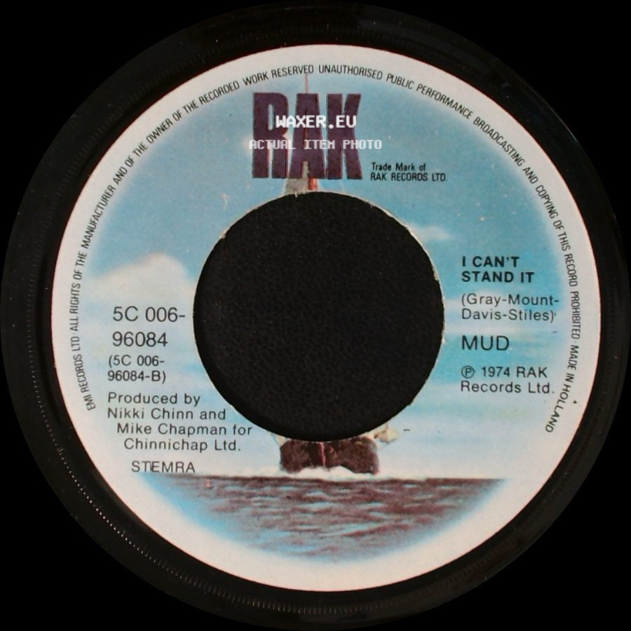 Mud - I Can't Stand It / Lonely This Christmas side A