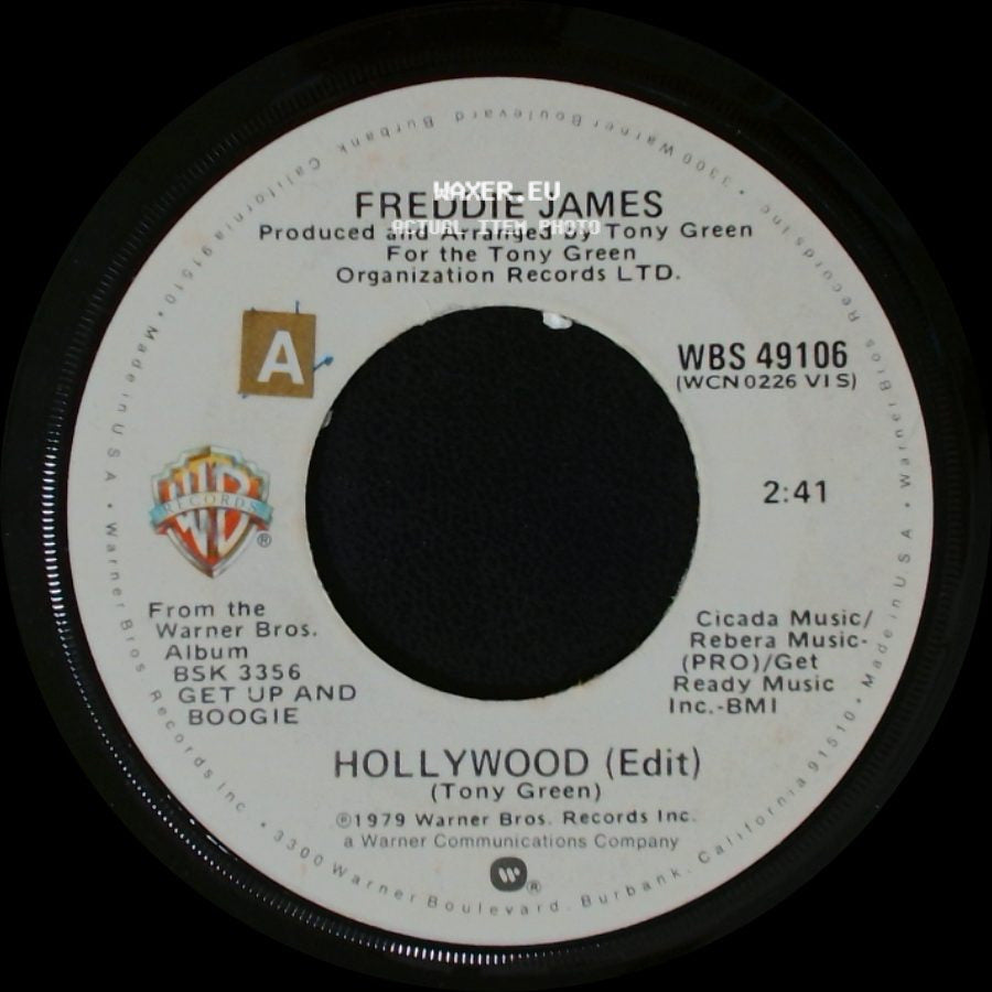 Freddie James - Hollywood (Edit) / Crazy Disco Music side A