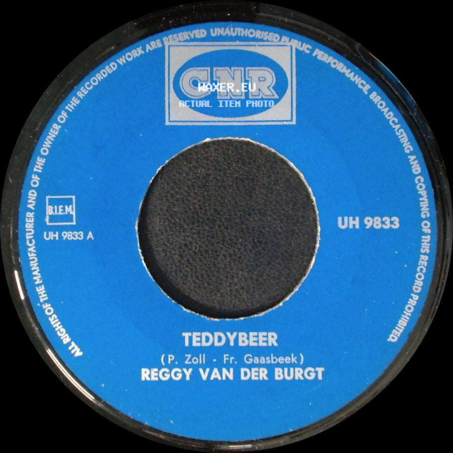 Reggy Van Der Burgt - Teddybeer / De Tijd Staat Niet Stil side A