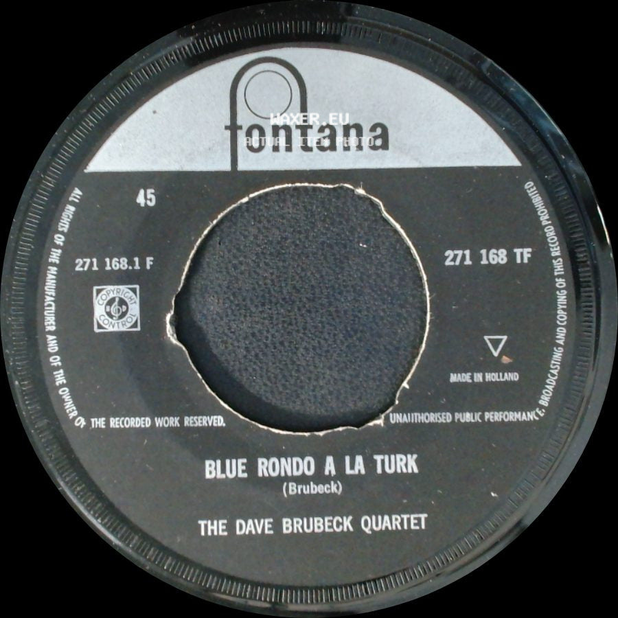 The Dave Brubeck Quartet - Blue Rondo A La Turk / Take Five side A