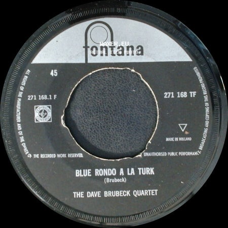 The Dave Brubeck Quartet - Blue Rondo A La Turk / Take Five side A