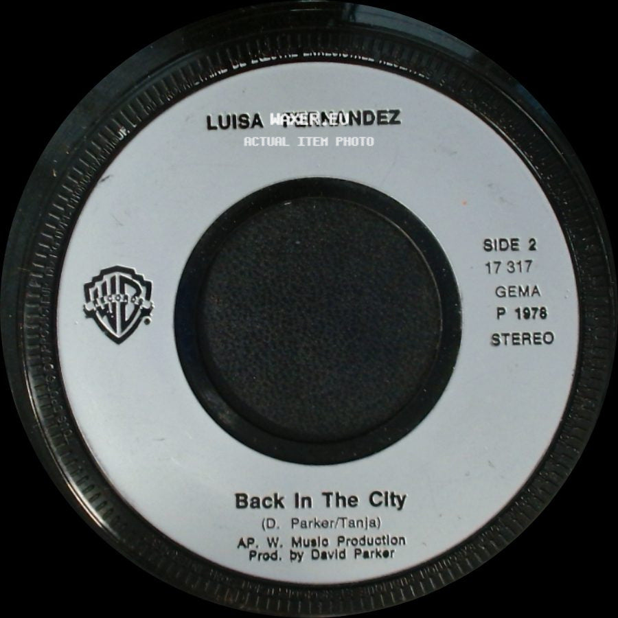 Luisa Fernandez - We All Love You Superman / Back In The City side B