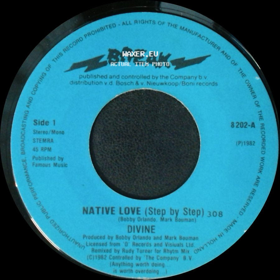 Divine - Native Love (Step By Step) / Native Love (Step By Step) side A