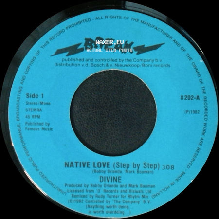 Divine - Native Love (Step By Step) / Native Love (Step By Step) side A