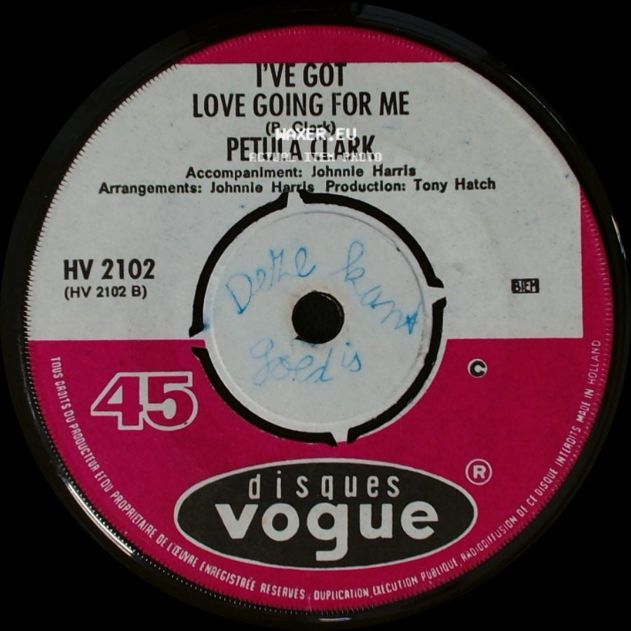 Petula Clark - I've Got Love Going For Me / Kiss Me Goodbye side A
