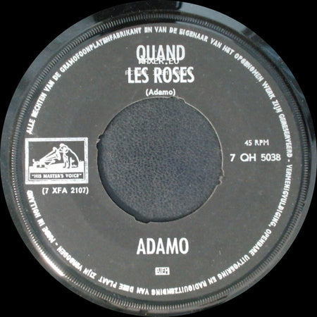Adamo - Quand Les Roses / Si Jamais side A