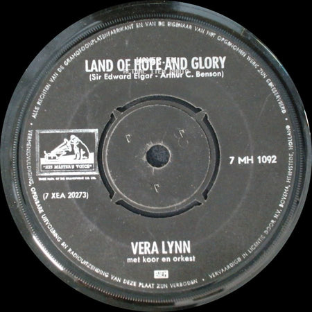 Vera Lynn - Land Of Hope And Glory / From The Time You Say Goodbye (The Parting Song) side A