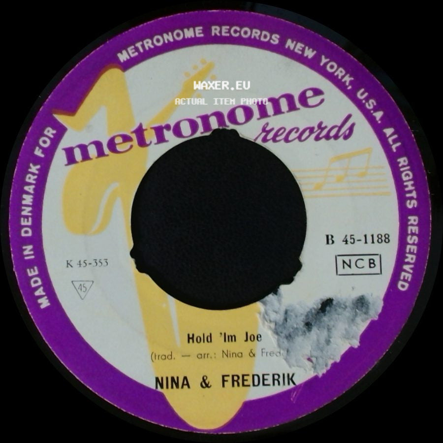 Nina & Frederik - Hold 'im Joe / When Woman Say No She Mean Yes side A