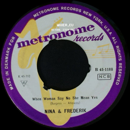 Nina & Frederik - Hold 'im Joe / When Woman Say No She Mean Yes side B