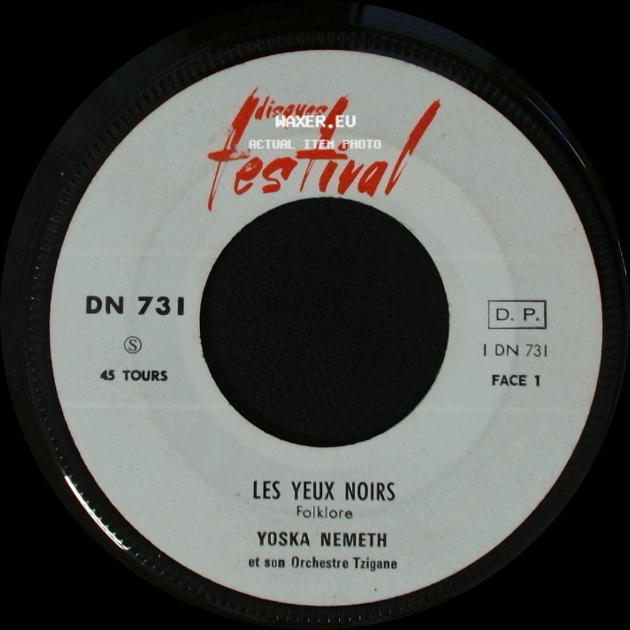 Yoska Nemeth Et Son Orchestre Tzigane - Les Yeux Noirs / Deux Guitares side A