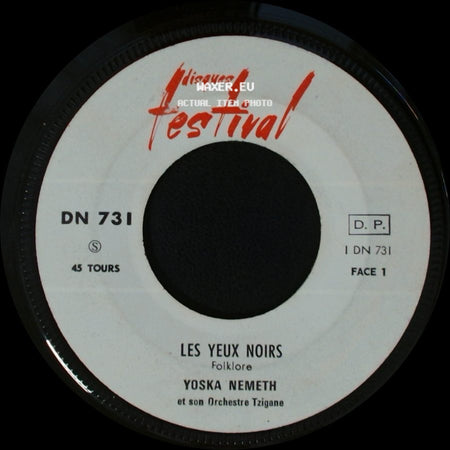 Yoska Nemeth Et Son Orchestre Tzigane - Les Yeux Noirs / Deux Guitares side A