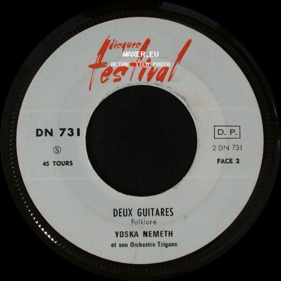 Yoska Nemeth Et Son Orchestre Tzigane - Les Yeux Noirs / Deux Guitares side B