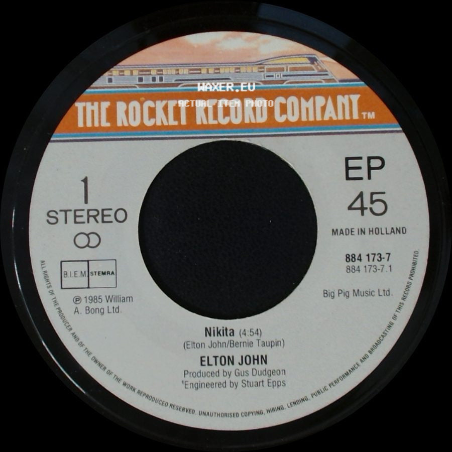 Elton John - Nikita / The Man Who Never Died side A