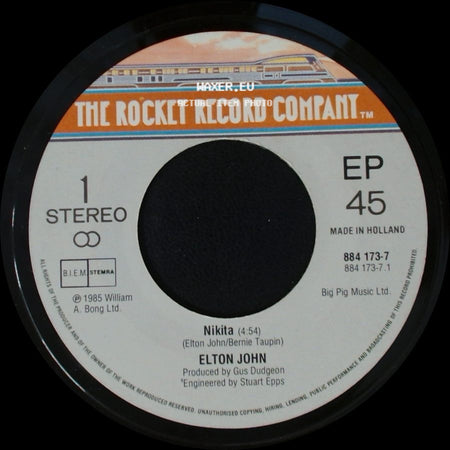 Elton John - Nikita / The Man Who Never Died side A