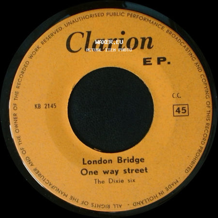 The Dixie Six - The Dixie Ball / What's The Matter / London Bridge One Way Street side B
