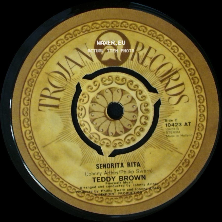 Teddy Brown - Walk The World Away / Senorita Rita side B