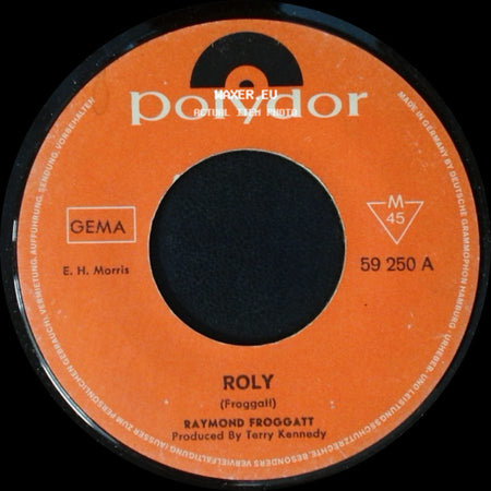 Raymond Froggatt - Roly / Lonely Old World side A