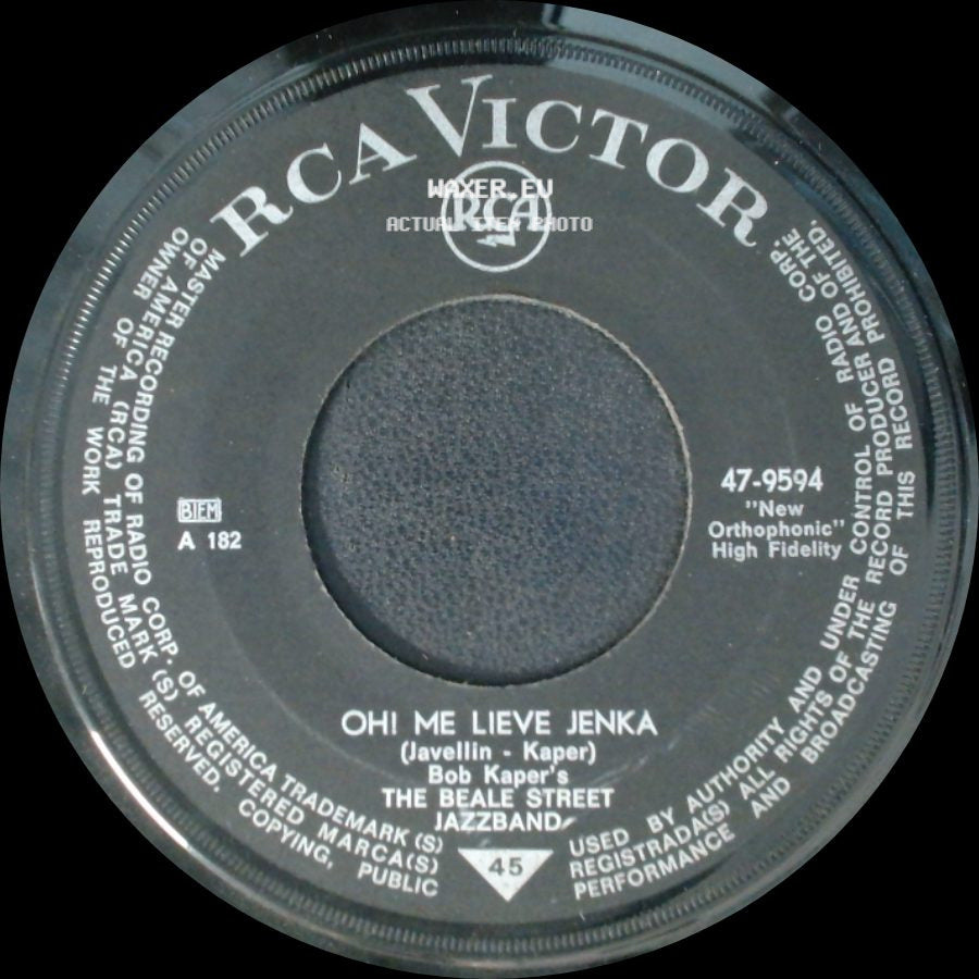 Bob Kaper's The Beale Street Jazzband - Mossel Jenka / Ohi Me Lieve Jenka side B