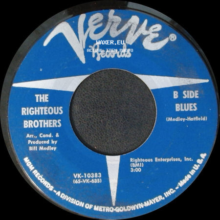 The Righteous Brothers - (You're My) Soul And Inspiration / Blues side B