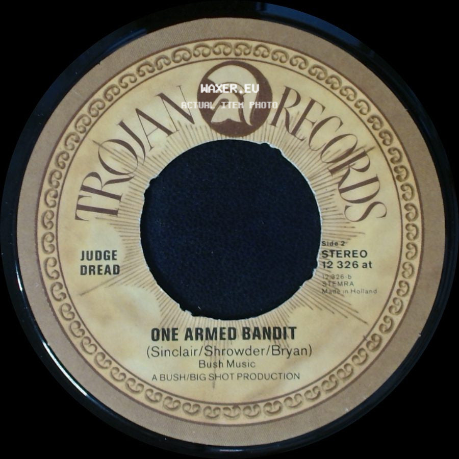 Judge Dread - Big Six / One Armed Bandit side B