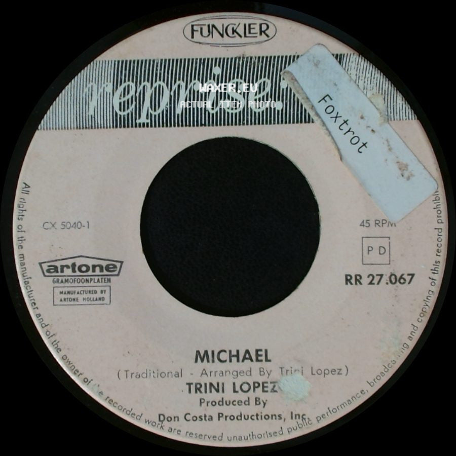 Trini Lopez - Michael / Adalita side A