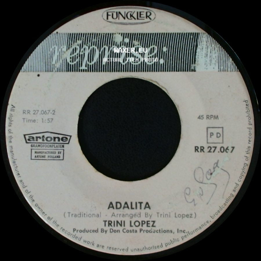 Trini Lopez - Michael / Adalita side B