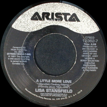 Lisa Stansfield - Change / A Little More Love side B