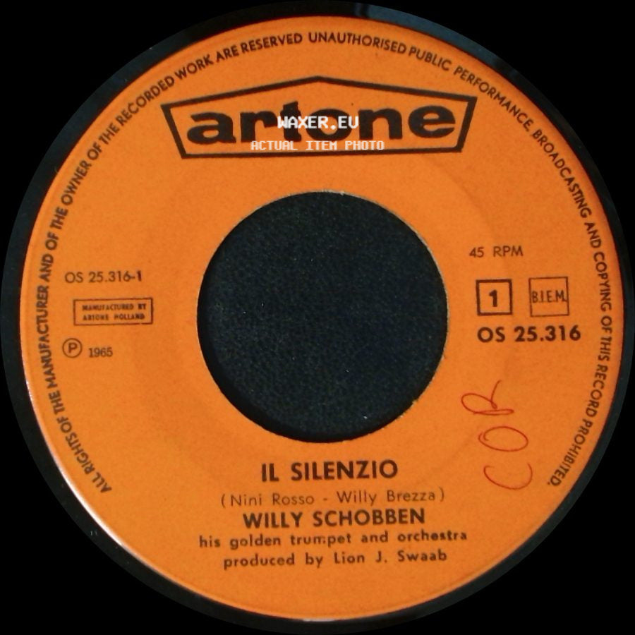 Willy Schobben - Il Silenzio / Saloniki side A
