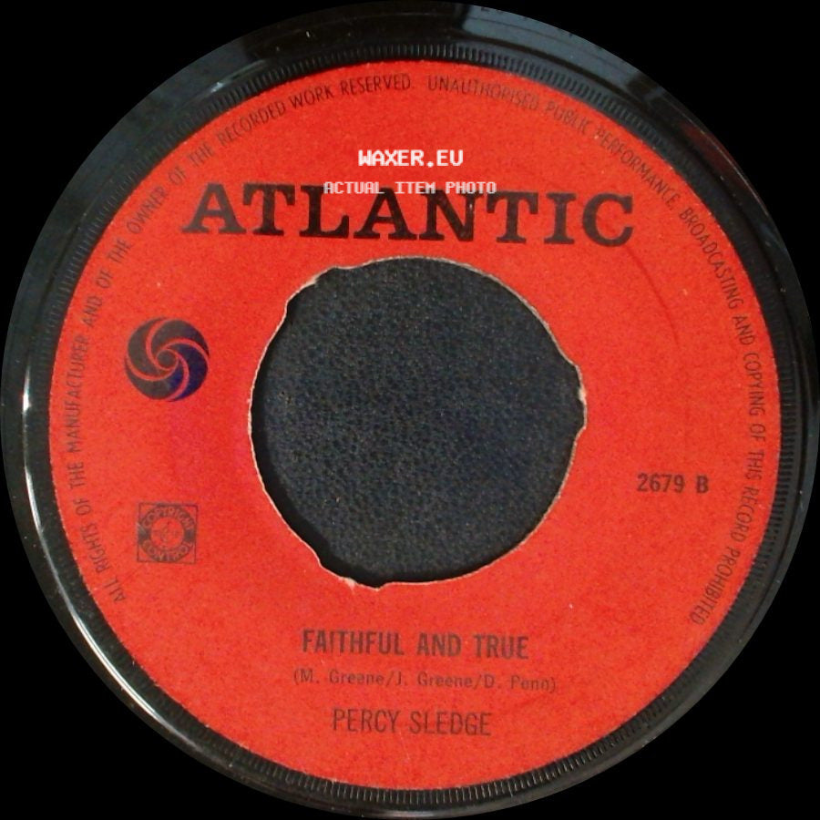 Percy Sledge - True Love Travels On A Gravel Road / Faithful And True side B