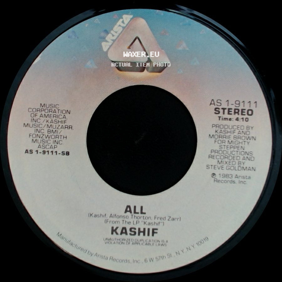 Kashif - All / Say Something Love side A