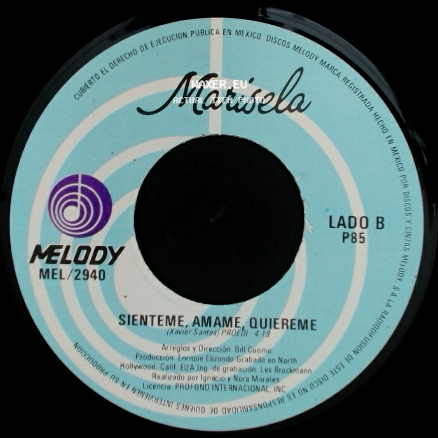 Marisela - Sola, Con Mi Soledad / Sienteme, Amame, Quiereme side B