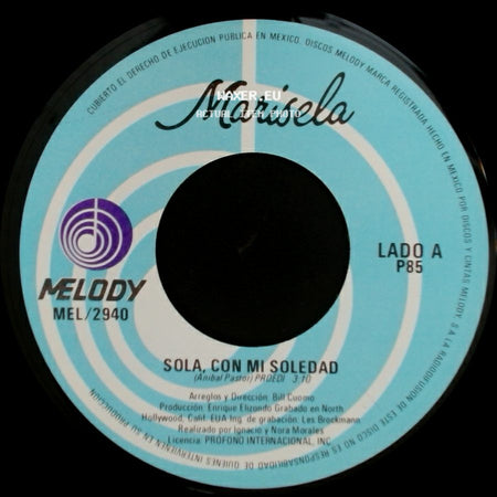 Marisela - Sola Con Mi Soledad / Sienteme, Amame, Quiereme side A