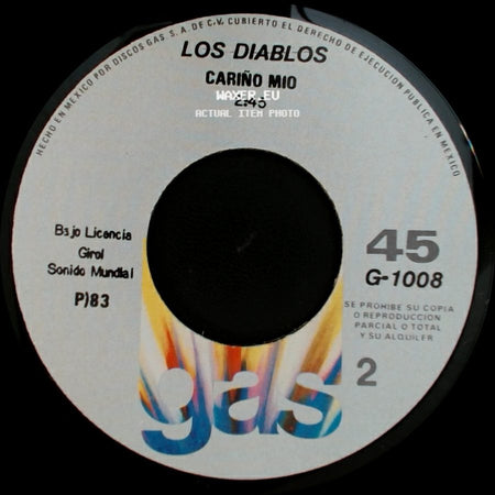 Los Diablos - A Cambio De Que / Cariño Mio side B