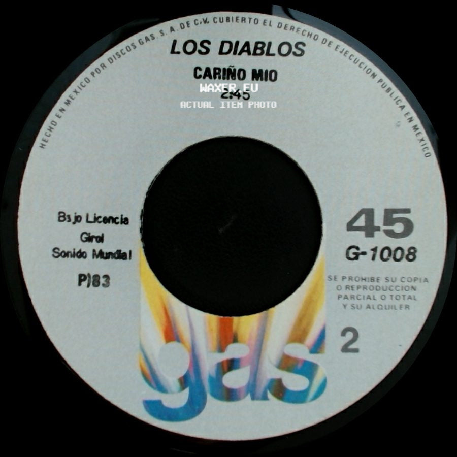 Los Diablos - A Cambio De Que / Cariño Mio side B