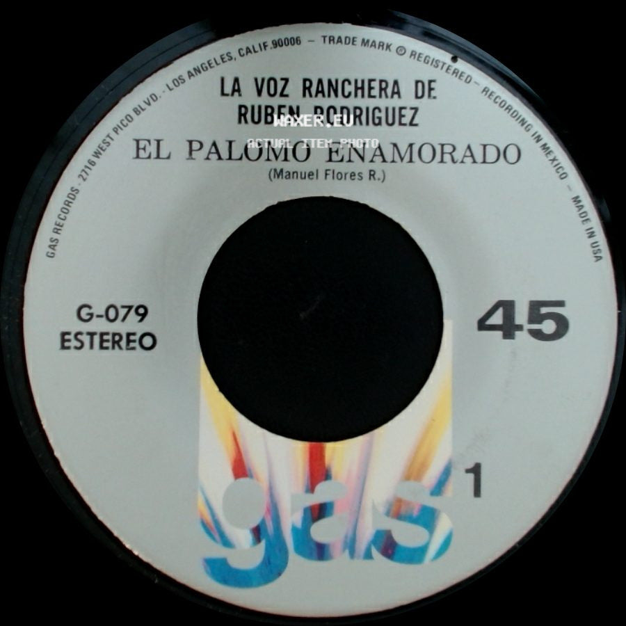 La Voz Ranchera De Ruben Rodriguez / Ruben Rodriguez - Apaga El Radio / El Palomo Enamorado side B