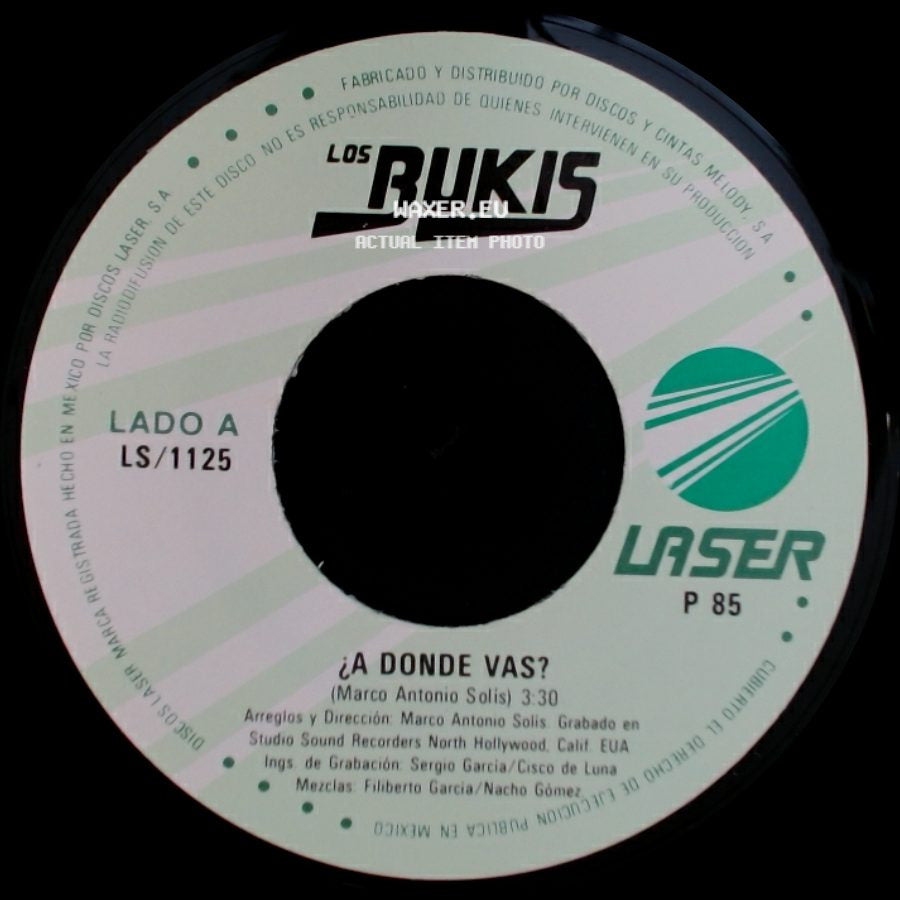 Los Bukis - ¿A Donde Vas? / Fijate, Fijate side A