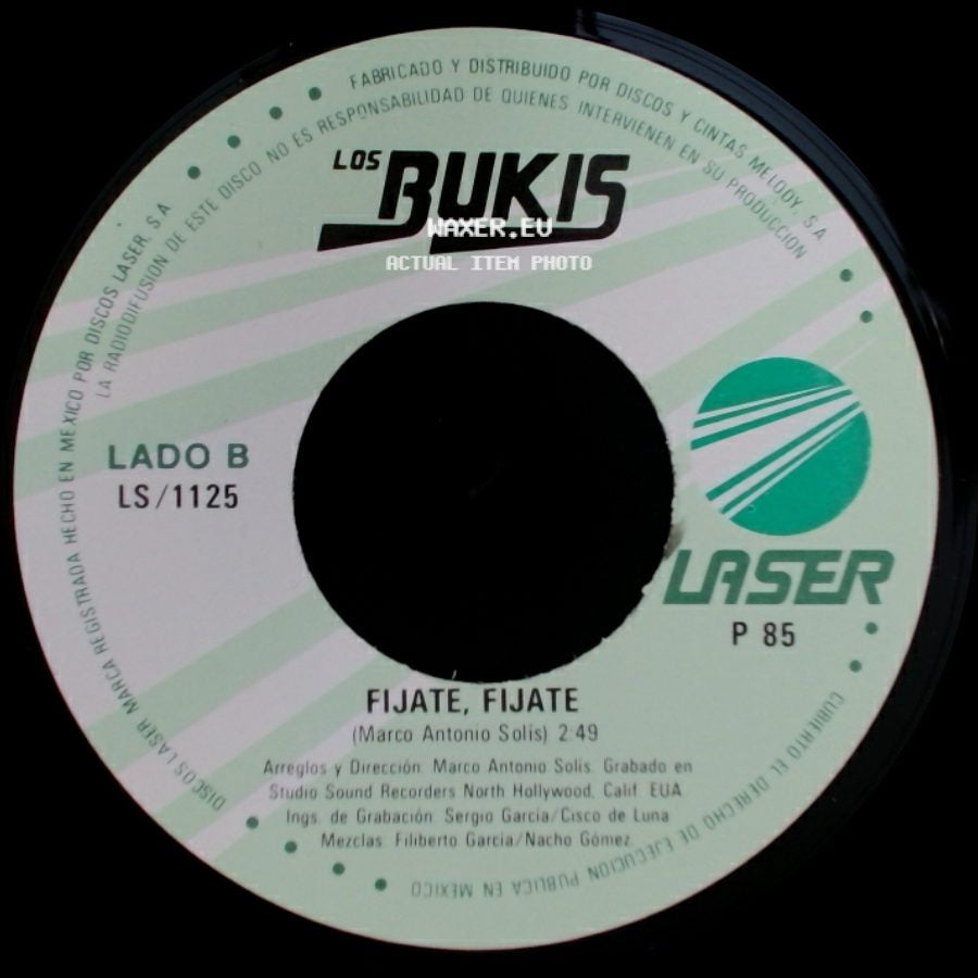 Los Bukis - ¿A Donde Vas? / Fijate, Fijate side B