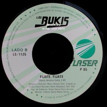 Los Bukis - ¿A Donde Vas? / Fijate, Fijate side B